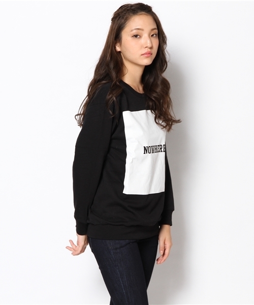 WEGO(ウィゴー)の「WEGO/ボックスロゴBIGスウェット(スウェット・レディース・オフホワイト/ブラック/グリーン系その他/ライトパープル・FREE)」の20枚目の写真