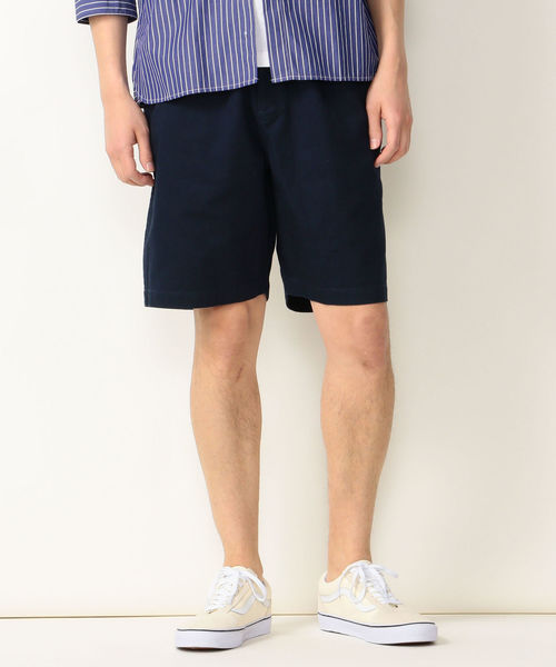 Champion(チャンピオン)の「SHIPS any×Champion: 別注 コットン イージーショーツ◇(その他パンツ・メンズ・ブラック/ベージュ/オリーブ/ネイビー・SMALL/MEDIUM/LARGE/X-LARGE)」の1枚目の写真