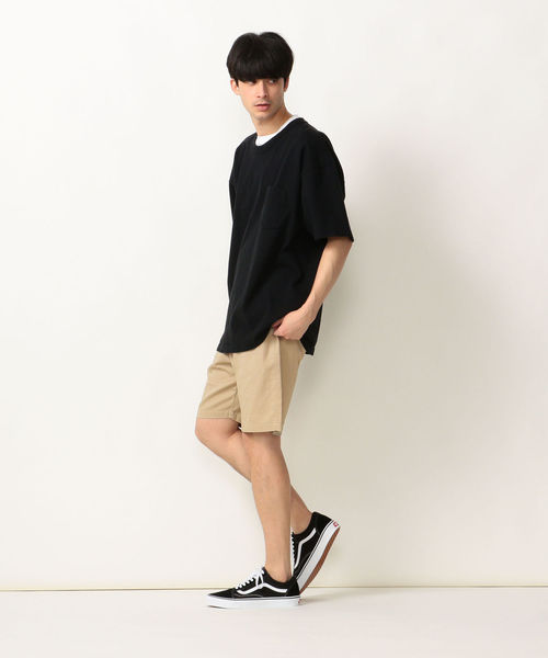 Champion(チャンピオン)の「SHIPS any×Champion: 別注 コットン イージーショーツ◇(その他パンツ・メンズ・ブラック/ベージュ/オリーブ/ネイビー・SMALL/MEDIUM/LARGE/X-LARGE)」の6枚目の写真