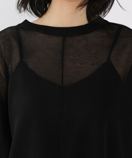 LOWRYS FARM（ローリーズファーム）の「シアーＦスリットプルオーバー　878441（ニット/セーター・レディース・ブラック/ブルー/アイボリー・FREE）」の11枚目の写真