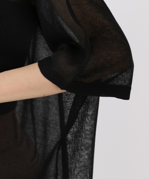 LOWRYS FARM（ローリーズファーム）の「シアーＦスリットプルオーバー　878441（ニット/セーター・レディース・ブラック/ブルー/アイボリー・FREE）」の8枚目の写真