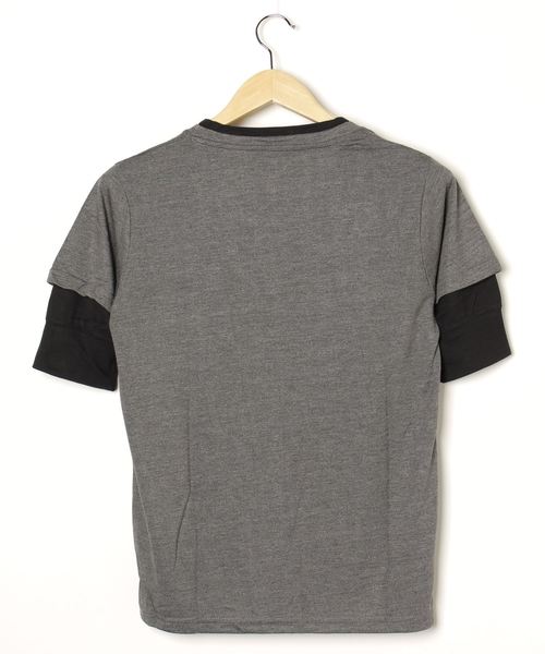 INNOCENT(イノセント)の「5分袖フェイクカットソー(Tシャツ/カットソー・レディース・ホワイト/チャコールグレー/ブラック/ネイビー/キャメル/スモークピンク・MEDIUM/LARGE/X-LARGE)」の9枚目の写真