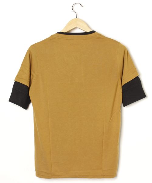 INNOCENT(イノセント)の「5分袖フェイクカットソー(Tシャツ/カットソー・レディース・ホワイト/チャコールグレー/ブラック/ネイビー/キャメル/スモークピンク・MEDIUM/LARGE/X-LARGE)」の11枚目の写真