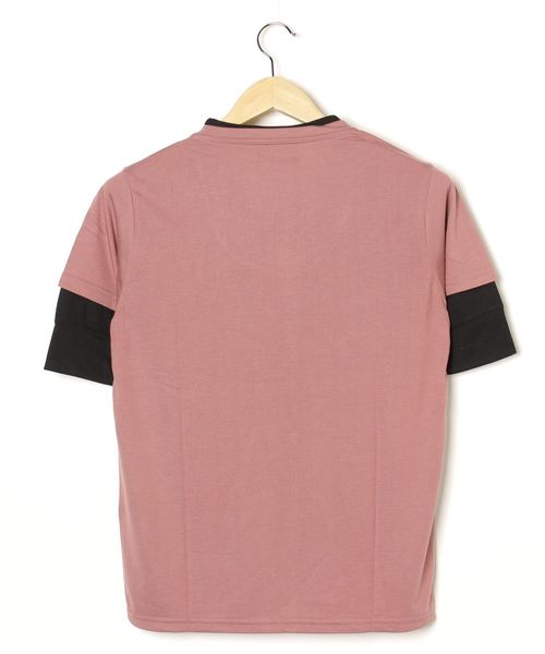 INNOCENT(イノセント)の「5分袖フェイクカットソー(Tシャツ/カットソー・レディース・ホワイト/チャコールグレー/ブラック/ネイビー/キャメル/スモークピンク・MEDIUM/LARGE/X-LARGE)」の12枚目の写真