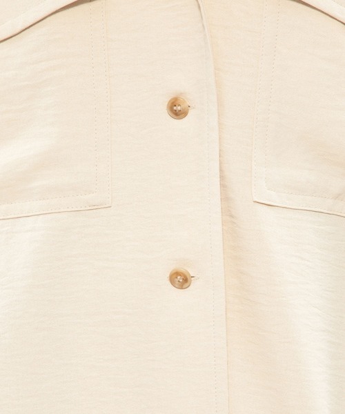 LAKOLE（ラコレ）の「オープンカラーシャツ / LAKOLE（シャツ/ブラウス・レディース・ベージュ/オリーブ/オレンジ・SMALL/MEDIUM）」の18枚目の写真