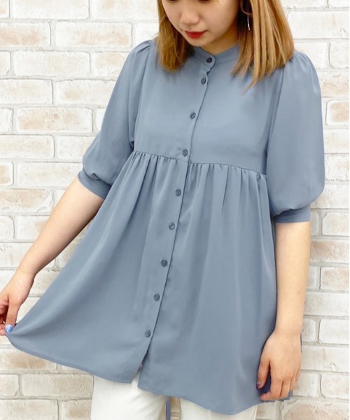 apres jour（アプレジュール）の「サイドプリーツブラウス【ZOZOTOWN限定アイテム】（シャツ/ブラウス・レディース・オフホワイト/サックスブルー/ラベンダー・フリー）」の13枚目の写真