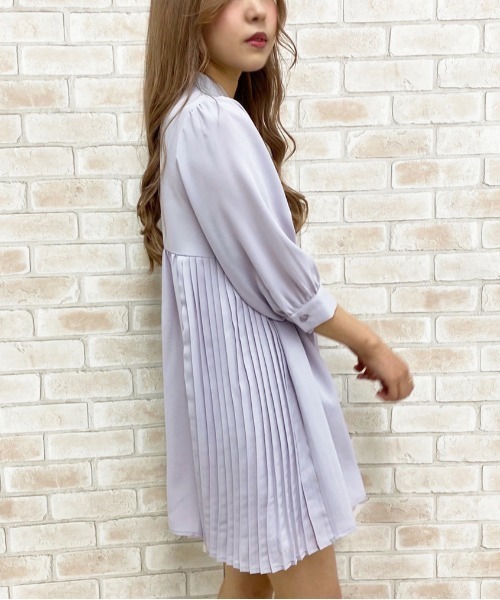 apres jour（アプレジュール）の「サイドプリーツブラウス【ZOZOTOWN限定アイテム】（シャツ/ブラウス・レディース・オフホワイト/サックスブルー/ラベンダー・フリー）」の22枚目の写真