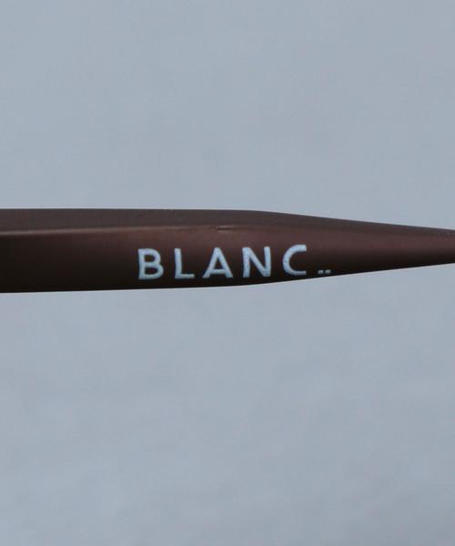 BLANC..（ブラン）の「＜BLANC（ブラン）＞  メタルラウンド サングラス（サングラス・メンズ・ブラック/ダークブラウン・FREE）」の5枚目の写真