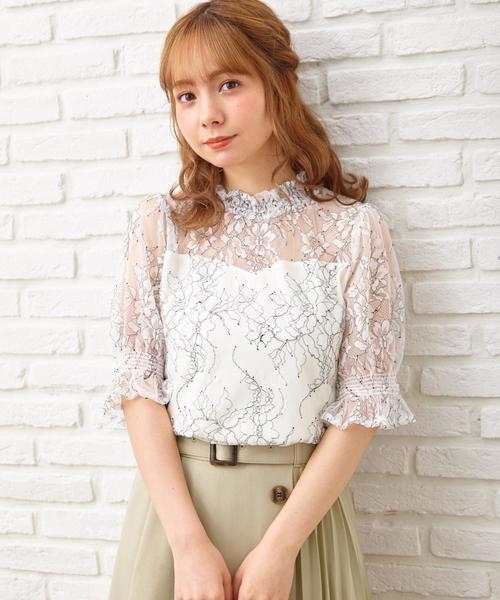 INGNI(�C���O)�̔z�F���[�X�n�C�l�b�N�^�g�b�v�X(T�V���c/�J�b�g�\�[)