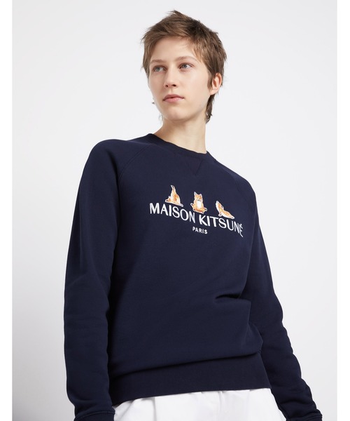 Maison Kitsune（メゾンキツネ）の「SWEATSHIRT 3 YOGA FOXES 