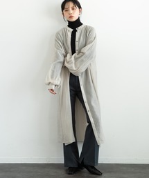 Aunt Marie's | バルーンスリーブシアーシャツワンピース / AUNT MARIE'S(ワンピース)