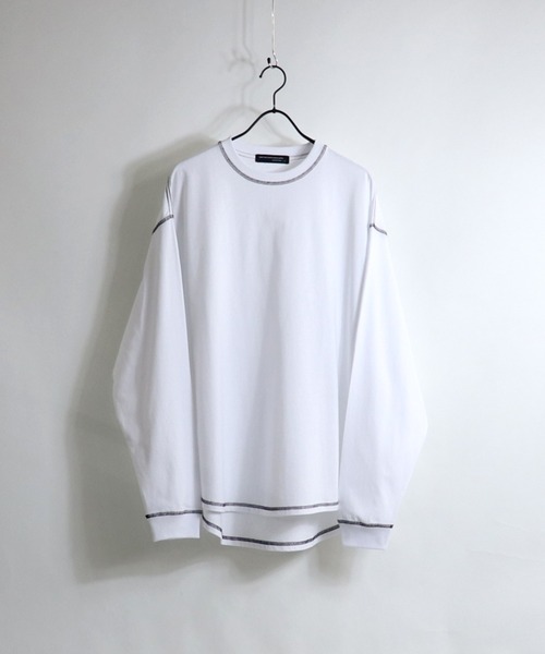 Confirm（コンファーム）の「Confirm / コンファーム ラウンドテールビッグシルエットロンT（Tシャツ/カットソー・メンズ・ホワイト系その他/ブラウン/ミント/ブラック/チャコールグレー/グリーン/ベージュ/サックスブルー/ホワイト・M/L）」の4枚目の写真