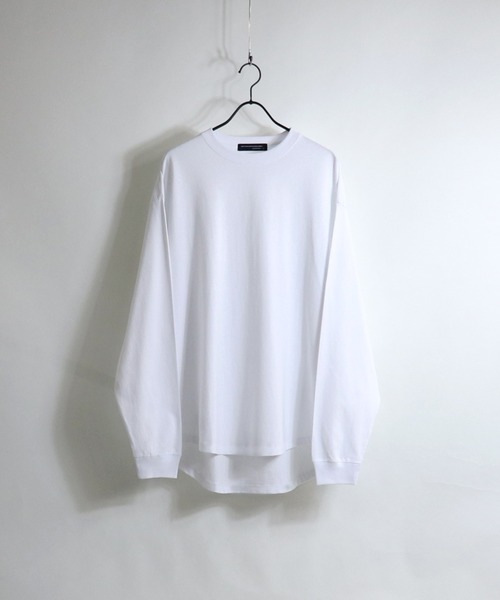Confirm（コンファーム）の「Confirm / コンファーム ラウンドテールビッグシルエットロンT（Tシャツ/カットソー・メンズ・ホワイト系その他/ブラウン/ミント/ブラック/チャコールグレー/グリーン/ベージュ/サックスブルー/ホワイト・M/L）」の3枚目の写真