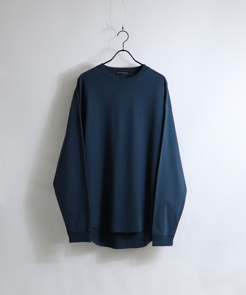 Confirm（コンファーム）の「Confirm / コンファーム ラウンドテールビッグシルエットロンT（Tシャツ/カットソー・メンズ・ホワイト系その他/ブラウン/ミント/ブラック/チャコールグレー/グリーン/ベージュ/サックスブルー/ホワイト・M/L）」の19枚目の写真