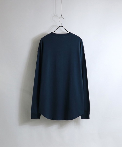 Confirm（コンファーム）の「Confirm / コンファーム ラウンドテールビッグシルエットロンT（Tシャツ/カットソー・メンズ・ホワイト系その他/ブラウン/ミント/ブラック/チャコールグレー/グリーン/ベージュ/サックスブルー/ホワイト・M/L）」の11枚目の写真