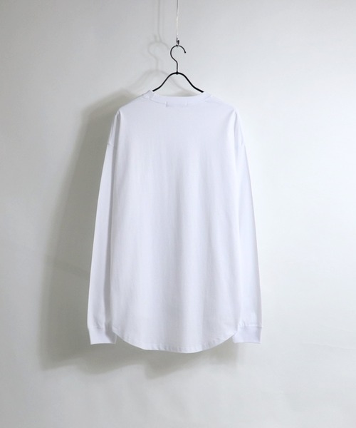 Confirm（コンファーム）の「Confirm / コンファーム ラウンドテールビッグシルエットロンT（Tシャツ/カットソー・メンズ・ホワイト系その他/ブラウン/ミント/ブラック/チャコールグレー/グリーン/ベージュ/サックスブルー/ホワイト・M/L）」の10枚目の写真