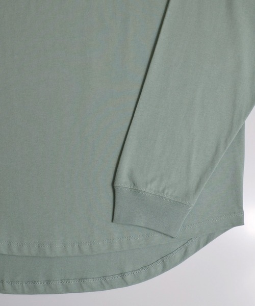 Confirm（コンファーム）の「Confirm / コンファーム ラウンドテールビッグシルエットロンT（Tシャツ/カットソー・メンズ・ホワイト系その他/ブラウン/ミント/ブラック/チャコールグレー/グリーン/ベージュ/サックスブルー/ホワイト・M/L）」の13枚目の写真