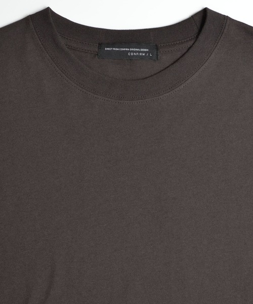Confirm（コンファーム）の「Confirm / コンファーム ラウンドテールビッグシルエットロンT（Tシャツ/カットソー・メンズ・ホワイト系その他/ブラウン/ミント/ブラック/チャコールグレー/グリーン/ベージュ/サックスブルー/ホワイト・M/L）」の16枚目の写真