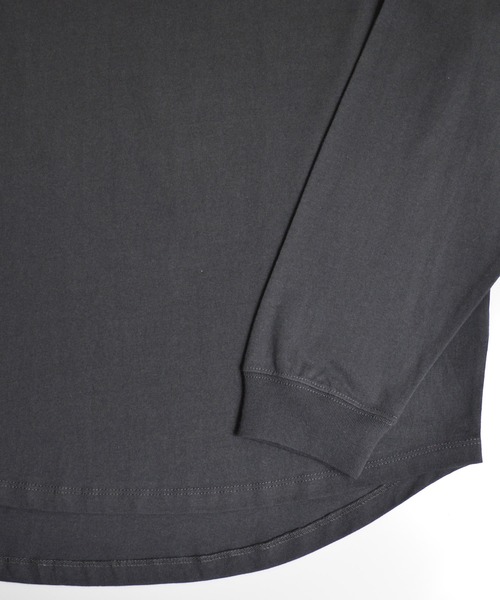 Confirm（コンファーム）の「Confirm / コンファーム ラウンドテールビッグシルエットロンT（Tシャツ/カットソー・メンズ・ホワイト系その他/ブラウン/ミント/ブラック/チャコールグレー/グリーン/ベージュ/サックスブルー/ホワイト・M/L）」の12枚目の写真