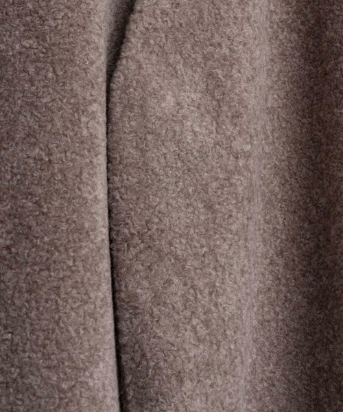 MAISON SPECIAL(メゾンスペシャル)の「《ユニセックスアイテム》マルチファブリックプライムオーバーノーカラーコート 【MAISON SPECIAL/メゾンスペシャル】(チェスターコート・メンズ・ブラック/ベージュ/マルチ/チャコール・44/46)」の12枚目の写真