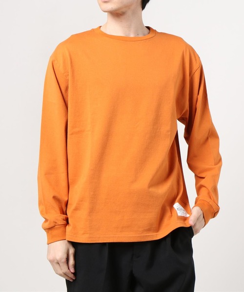 NUMBER (N)INE(ナンバーナイン)の「PAPER TAG_LONG SLEEVE T-SHIRT(Tシャツ/カットソー・メンズ・ホワイト/ブラック/オレンジ・2/4/3/5)」の3枚目の写真