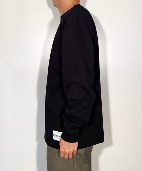 NUMBER (N)INE(ナンバーナイン)の「PAPER TAG_LONG SLEEVE T-SHIRT(Tシャツ/カットソー・メンズ・ホワイト/ブラック/オレンジ・2/4/3/5)」の9枚目の写真