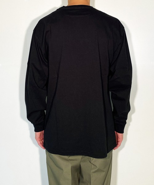 NUMBER (N)INE(ナンバーナイン)の「PAPER TAG_LONG SLEEVE T-SHIRT(Tシャツ/カットソー・メンズ・ホワイト/ブラック/オレンジ・2/4/3/5)」の10枚目の写真