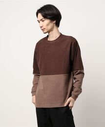 JUNRED | モイスチャースムース切替クルー(Tシャツ/カットソー)