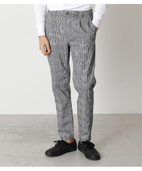 AZUL by moussy(アズールバイマウジー)の「HI STRETCH TEPERED PANTS/ハイストレッチテーパードパンツ(その他パンツ・メンズ・グレー系その他/ブラック/ベージュ系その他・LARGE/SMALL/MEDIUM)」の2枚目の写真