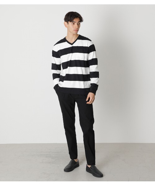 AZUL by moussy(アズールバイマウジー)の「HI STRETCH TEPERED PANTS/ハイストレッチテーパードパンツ(その他パンツ・メンズ・グレー系その他/ブラック/ベージュ系その他・LARGE/SMALL/MEDIUM)」の16枚目の写真