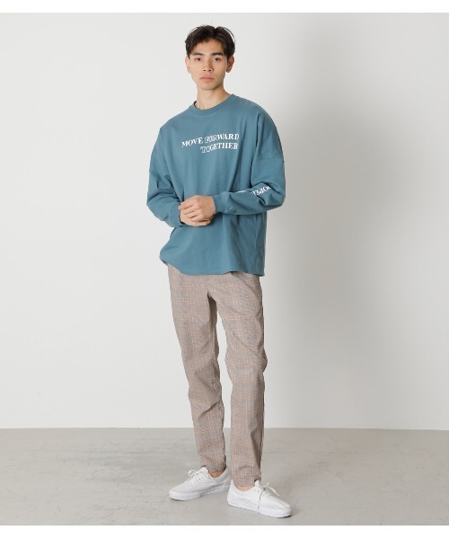 AZUL by moussy(アズールバイマウジー)の「HI STRETCH TEPERED PANTS/ハイストレッチテーパードパンツ(その他パンツ・メンズ・グレー系その他/ブラック/ベージュ系その他・LARGE/SMALL/MEDIUM)」の4枚目の写真