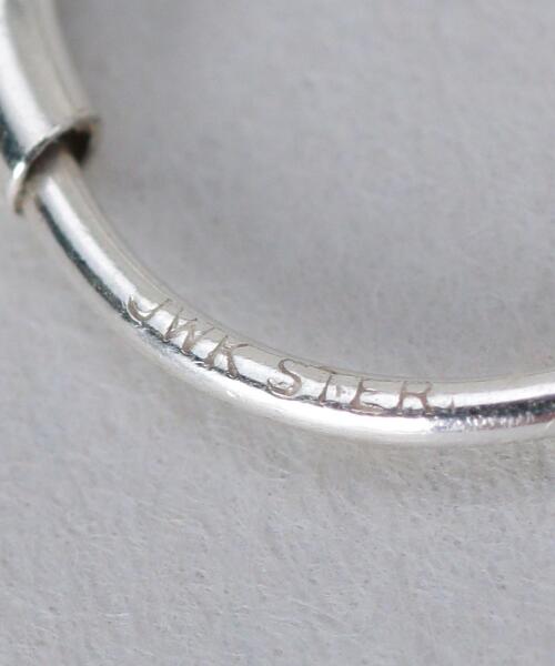 H　BEAUTY&YOUTH UNITED ARROWS（エイチビューティーアンドユースユナイテッドアローズ）の「＜LOREN STEWART＞VALDEZ HOOPS SILVER 12mm/ピアス（ピアス（両耳用）・レディース・シルバー・FREE）」の2枚目の写真
