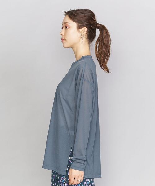 BEAUTY&YOUTH UNITED ARROWS(ビューティーアンドユースユナイテッドアローズ)の「BY リブシアープルオーバー(Tシャツ/カットソー・レディース・コバルトブルー/オフホワイト/イエロー/ブラック・FREE)」の10枚目の写真