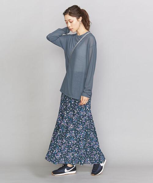 BEAUTY&YOUTH UNITED ARROWS(ビューティーアンドユースユナイテッドアローズ)の「BY リブシアープルオーバー(Tシャツ/カットソー・レディース・コバルトブルー/オフホワイト/イエロー/ブラック・FREE)」の13枚目の写真