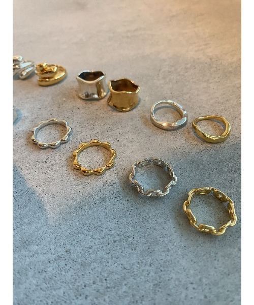 mou（モウ）の「S925 Triple plump ring（リング・レディース・ゴールド/シルバー・FREE）」の11枚目の写真