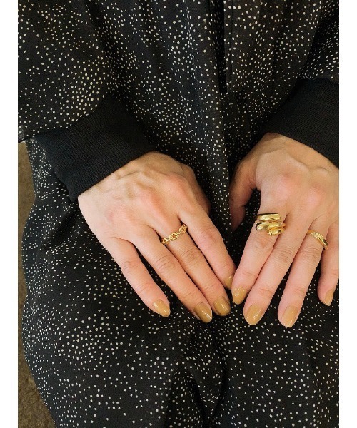 mou（モウ）の「S925 Triple plump ring（リング・レディース・ゴールド/シルバー・FREE）」の10枚目の写真