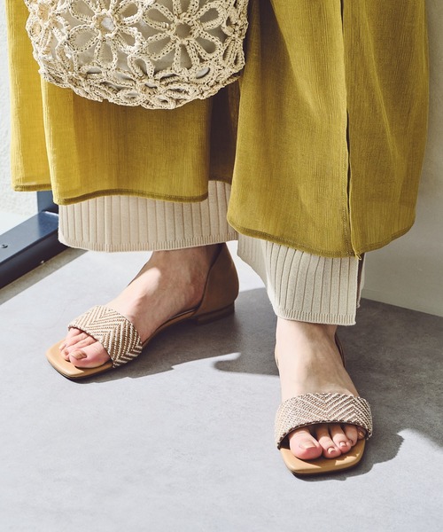 とっておきし新春福袋 Oriental セール 21春夏新作 オープントゥスクエアパンプス パンプス Oriental パンプス シューズ Traffic オリエンタルトラフィック のファッション