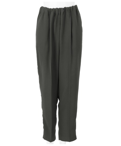 Alluge（アルージュ）の「ウエストタックテーパードパンツ（その他パンツ・レディース・グリーン/グレイッシュベージュ/スミクロ・FREE）」の6枚目の写真