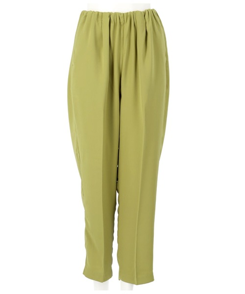 Alluge（アルージュ）の「ウエストタックテーパードパンツ（その他パンツ・レディース・グリーン/グレイッシュベージュ/スミクロ・FREE）」の9枚目の写真