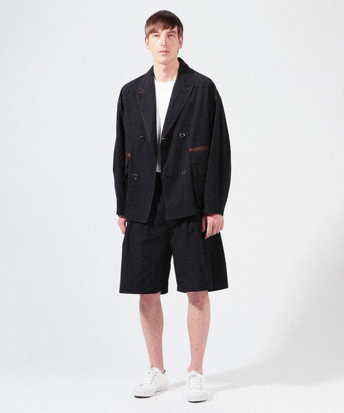 TOMORROWLAND （トゥモローランド）の「コットン デザインイージーショートパンツ（その他パンツ・メンズ・ブラック/グリーン・M/S）」の6枚目の写真