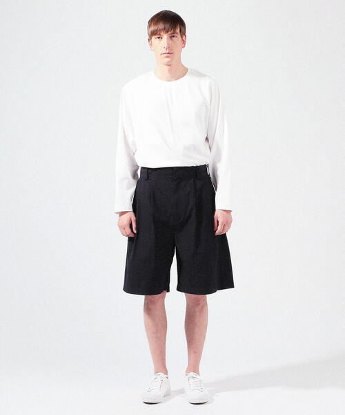 TOMORROWLAND （トゥモローランド）の「コットン デザインイージーショートパンツ（その他パンツ・メンズ・ブラック/グリーン・M/S）」の21枚目の写真