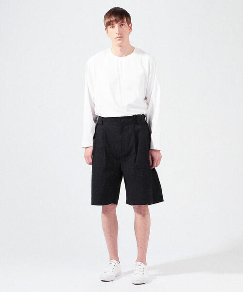 TOMORROWLAND （トゥモローランド）の「コットン デザインイージーショートパンツ（その他パンツ・メンズ・ブラック/グリーン・M/S）」の22枚目の写真