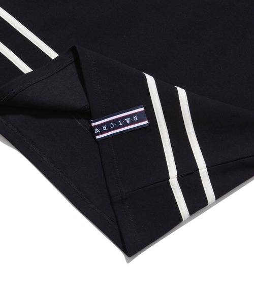 ROMANTIC CROWN（ロマンティッククラウン）の「【ROMANTIC CROWN】RMTCRW LINING POLO SHIRT / ロマンティッククラウン ロゴ ライニング ポロシャツ（ポロシャツ・メンズ・ネイビー/オートミール/ブラック・SMALL/MEDIUM/X-LARGE/LARGE）」の15枚目の写真