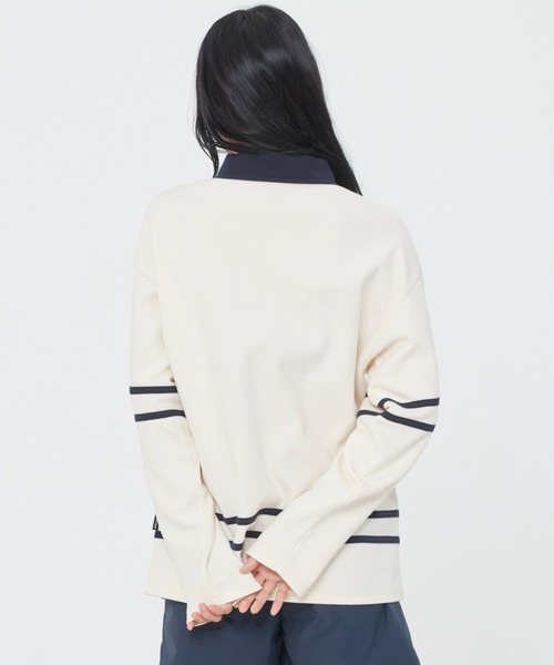 ROMANTIC CROWN（ロマンティッククラウン）の「【ROMANTIC CROWN】RMTCRW LINING POLO SHIRT / ロマンティッククラウン ロゴ ライニング ポロシャツ（ポロシャツ・メンズ・ネイビー/オートミール/ブラック・SMALL/MEDIUM/X-LARGE/LARGE）」の22枚目の写真