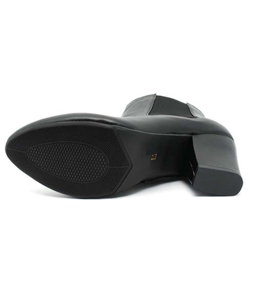 WEGO(ウィゴー)の「WEGO/サイドゴアショートブーツ(ブーツ・レディース・ブラック/ベージュ・MEDIUM/LARGE)」の11枚目の写真