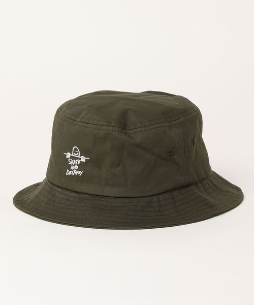 THRASHER(スラッシャー)の「THRASHER/スラッシャー キッズ ハット 21TH-H01K(ハット・キッズ・ブラック/カーキ・FREE)」の2枚目の写真