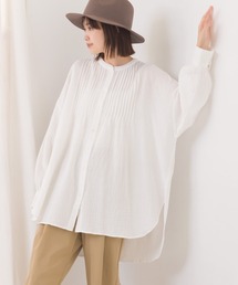 OMNES Another Edition | ダブルガーゼピンタック長袖シャツ(シャツ/ブラウス)