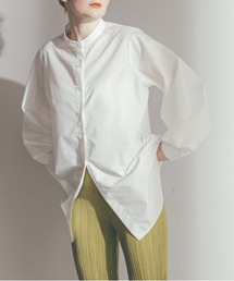 feepur | 袖ボリュームバンドカラーシャツ(シャツ/ブラウス)