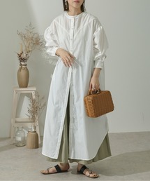 Ambre Neige | 2WAYロングシャツワンピース／【WEB/EC限定商品】(シャツワンピース)