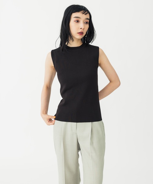 UNITED TOKYO(ユナイテッドトウキョウ)の「パレスノースリーブ サマーニット(ニット/セーター・レディース・ブラウン/グリーン/ブラック/アイボリー/ブルー・FREE)」の20枚目の写真